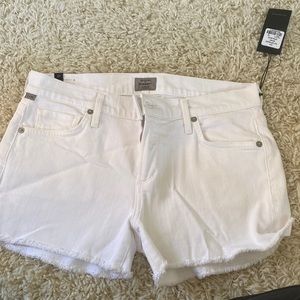 Citizens of Humanity White Shorts